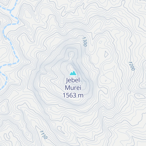 Map of Jebel Murei