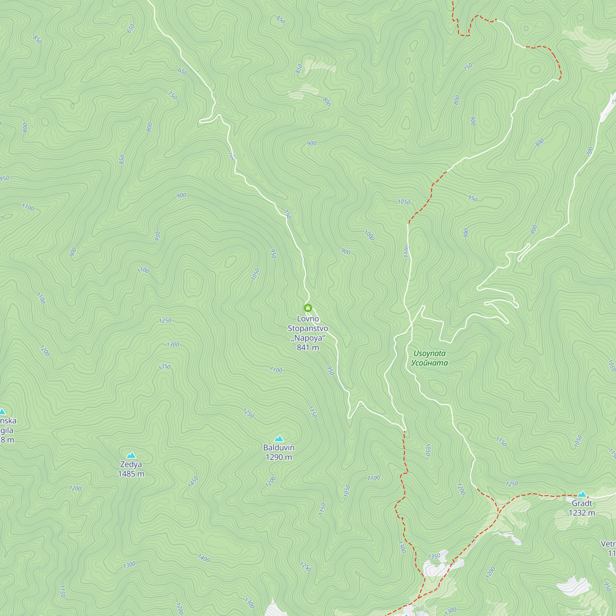 Lovno Stopanstvo „Napoya“ map