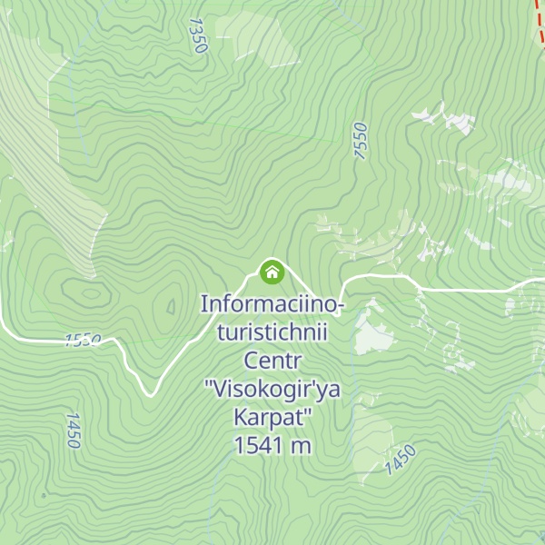 Map of Informaciino-turistichnii Centr "Visokogir'ya Karpat"