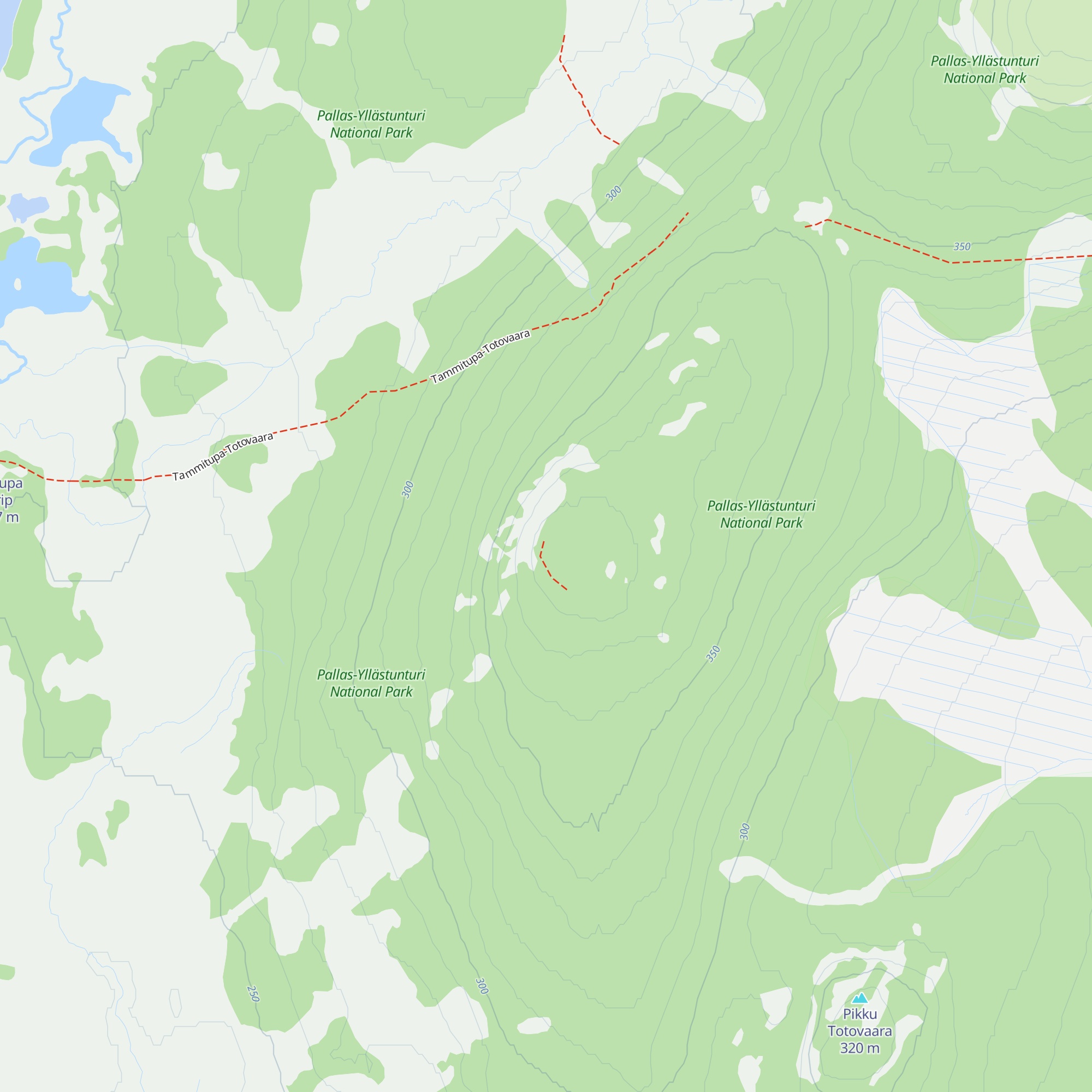 Haavepalo Lapp Hut map