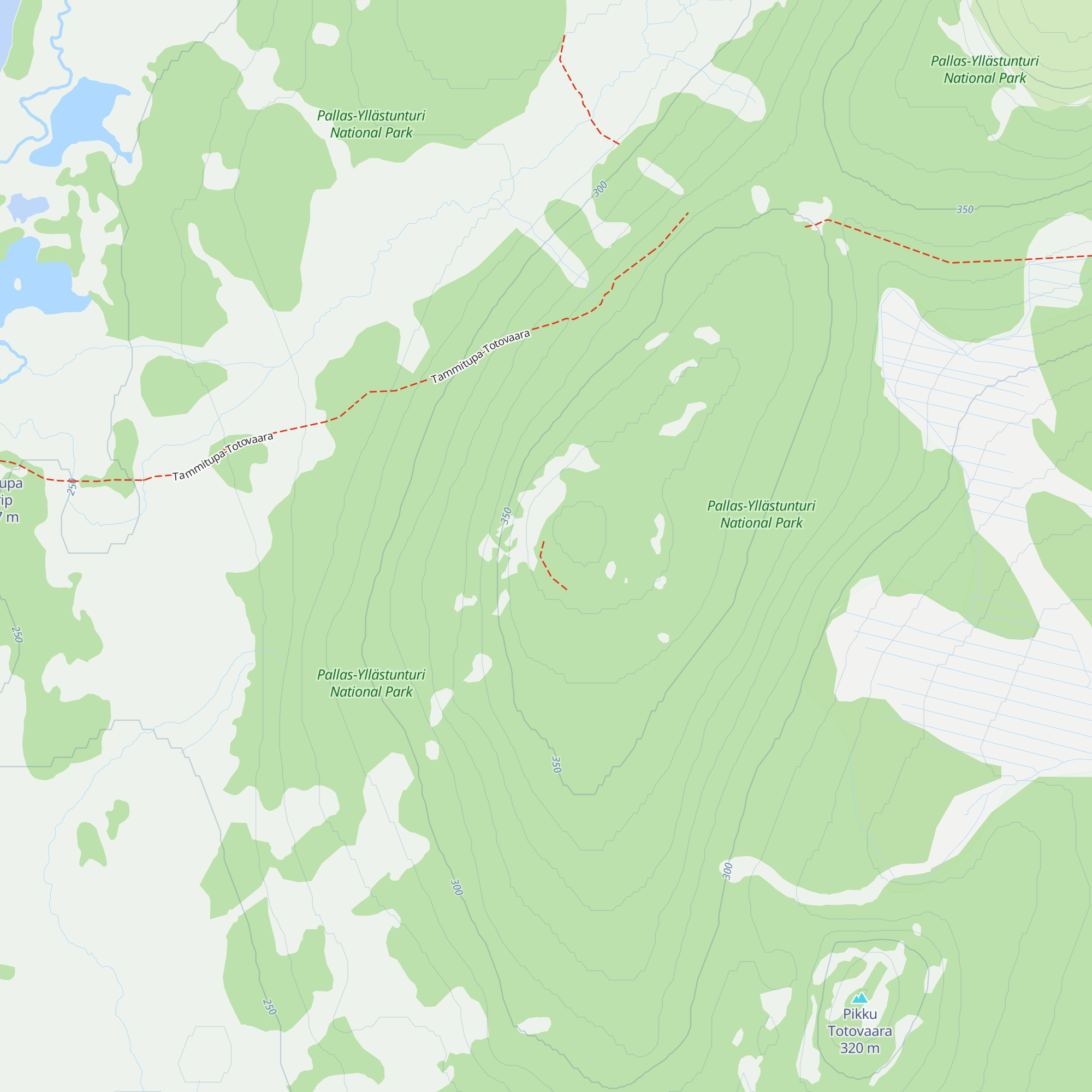 Haavepalo Lapp Hut map