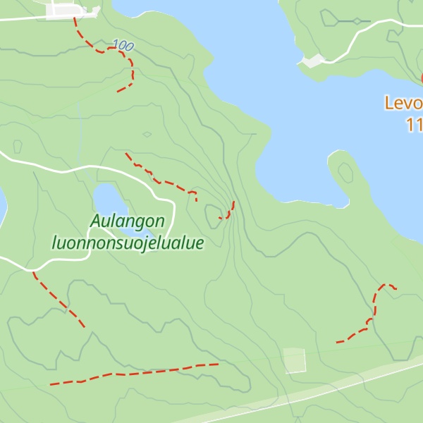Map of Aulangonvuori