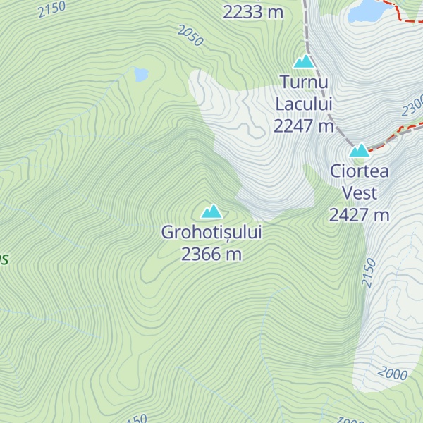 Map of Grohotișului