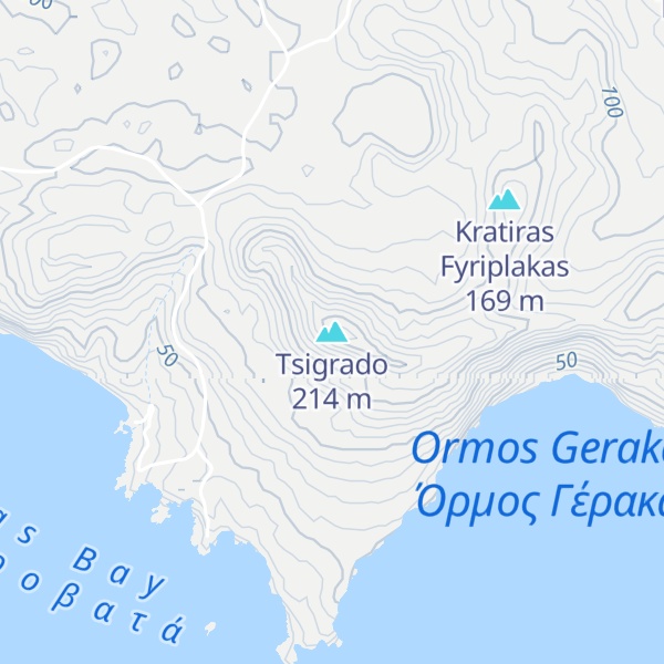Map of Tsigrado