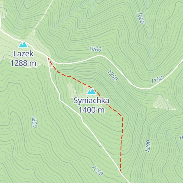 Map of Syniachka
