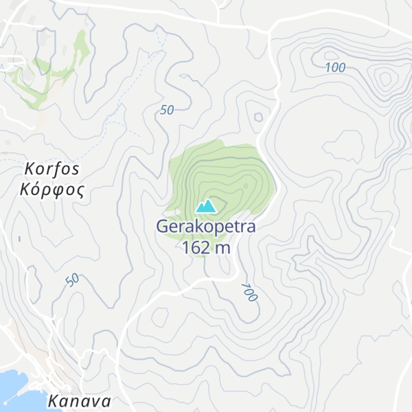 Map of Gerakopetra