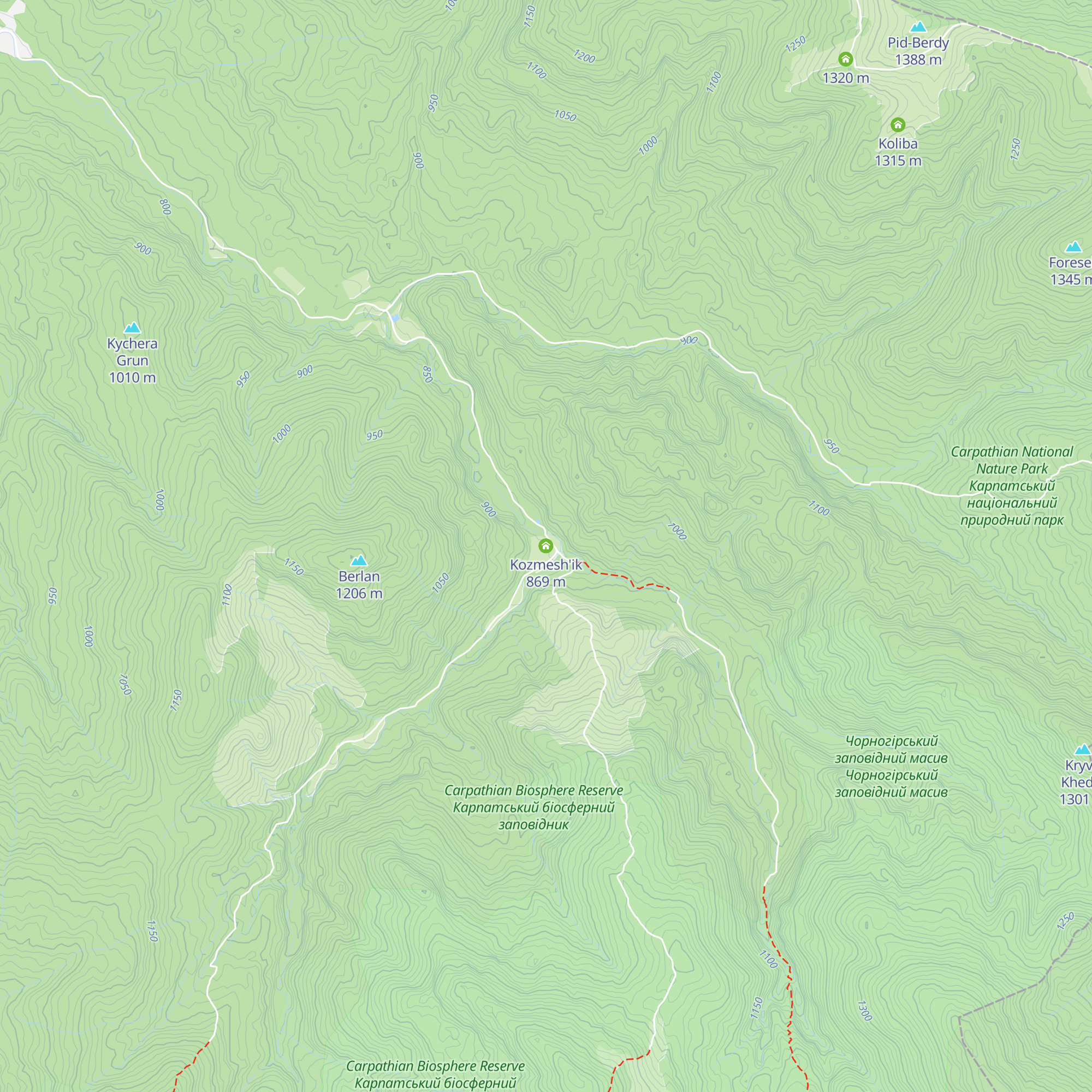 Kozmesh'ik map