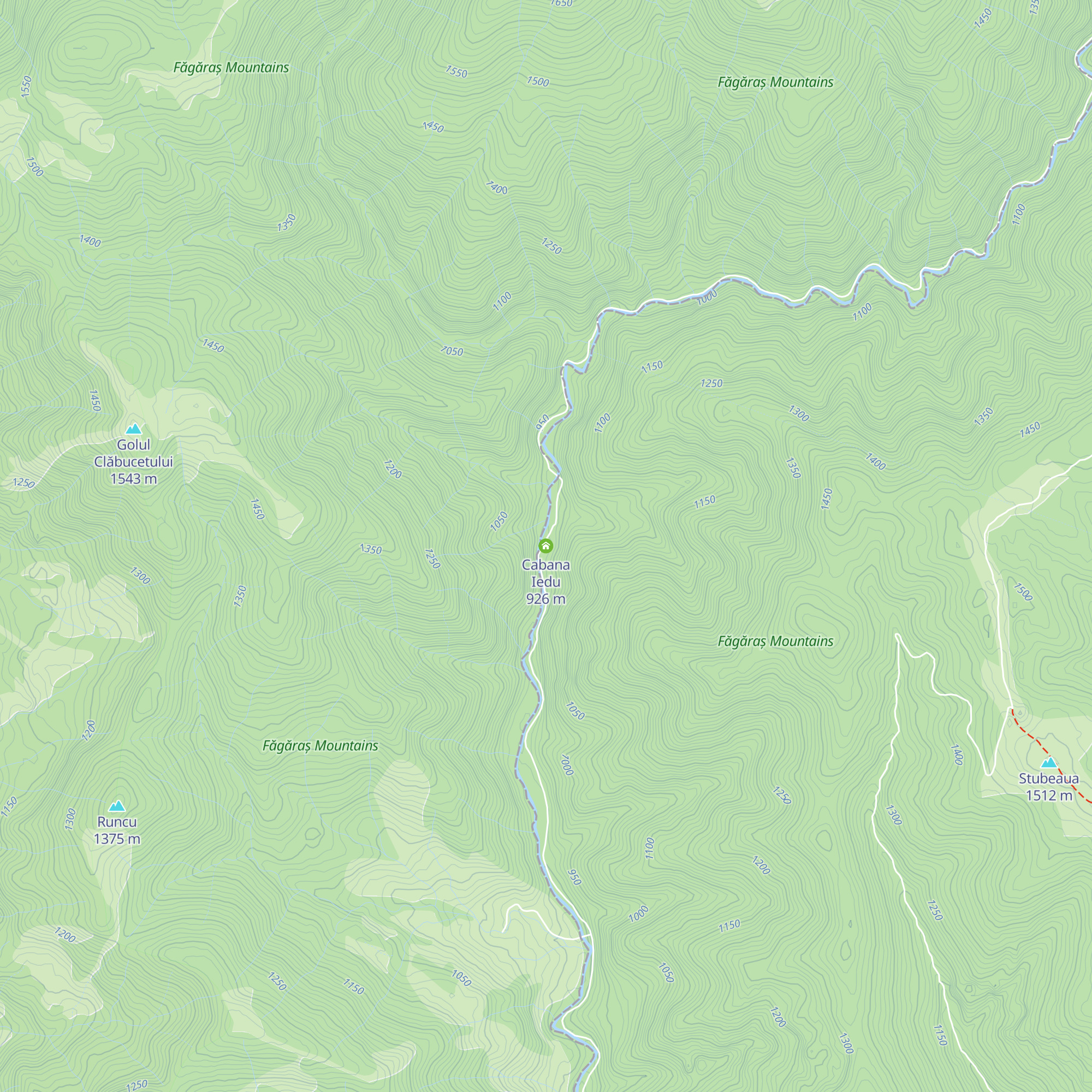 Cabana Iedu map
