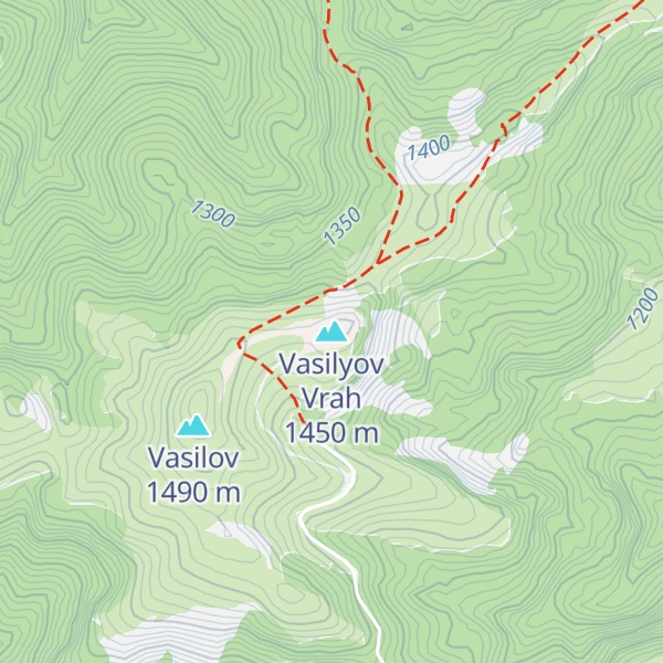 Map of Vasilyov Vrah
