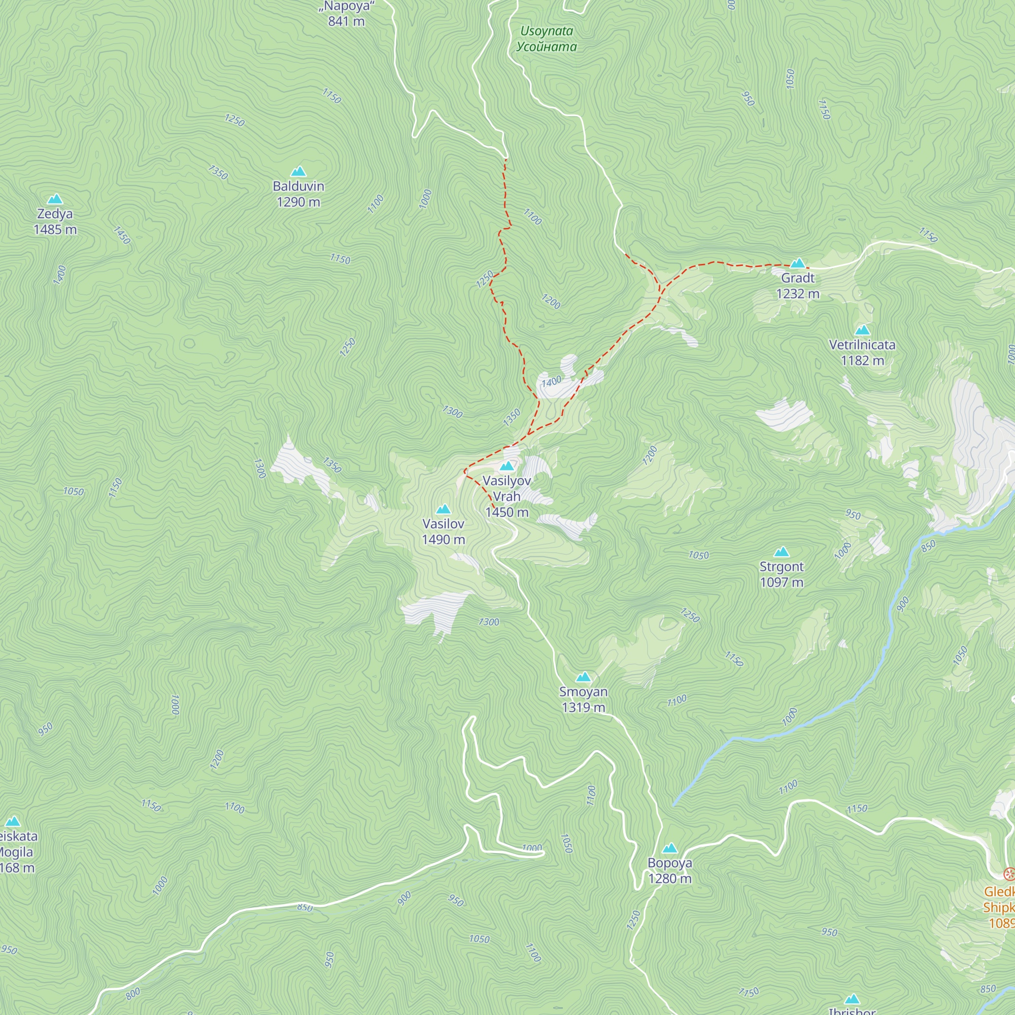 Hizha Vasilov map