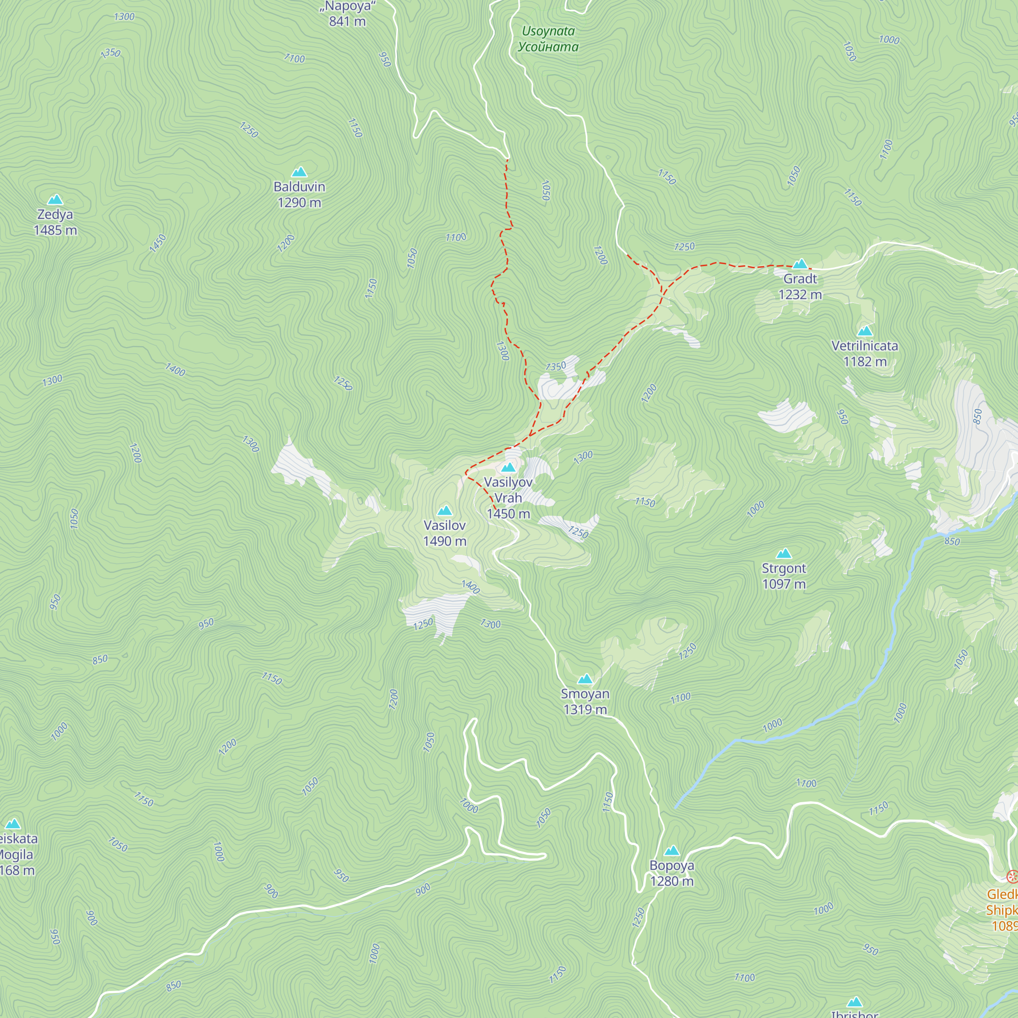 Hizha Vasilov map