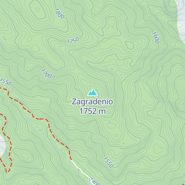 Map of Zagradenio