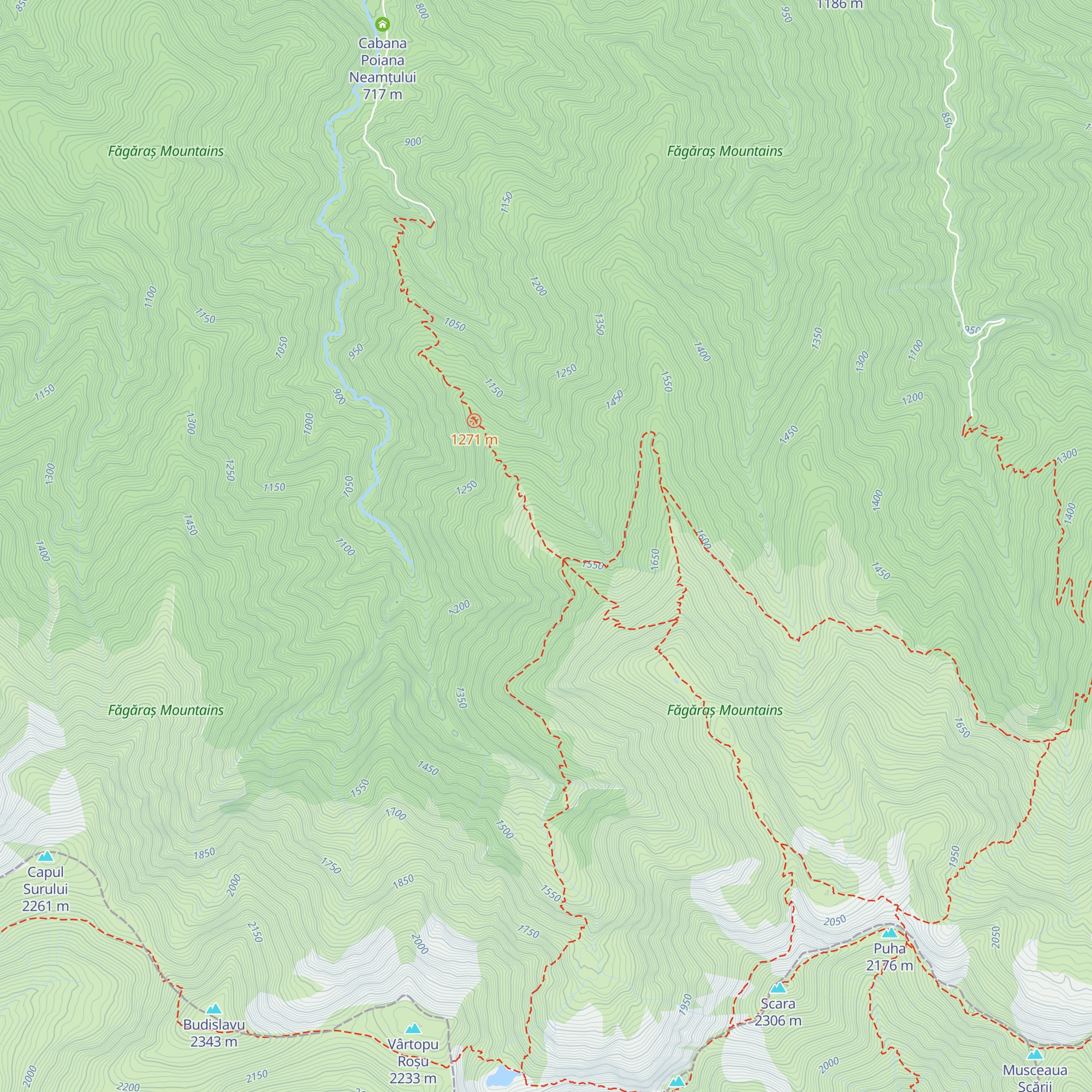 Cabana Bârcaciu map