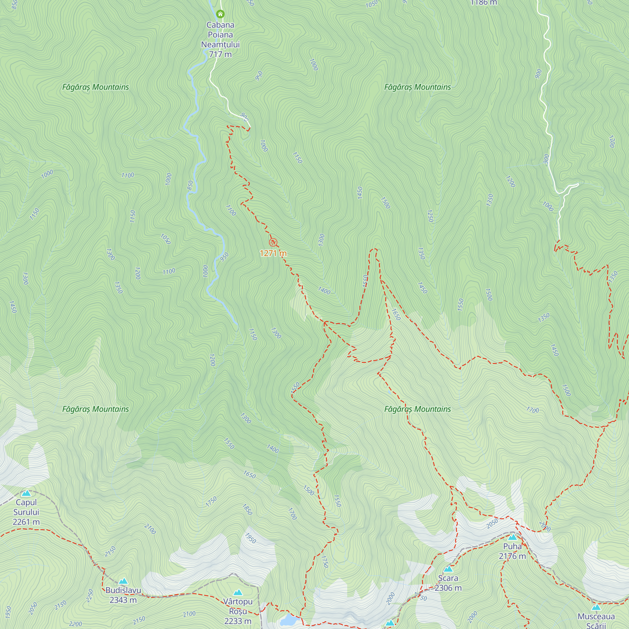 Cabana Bârcaciu map
