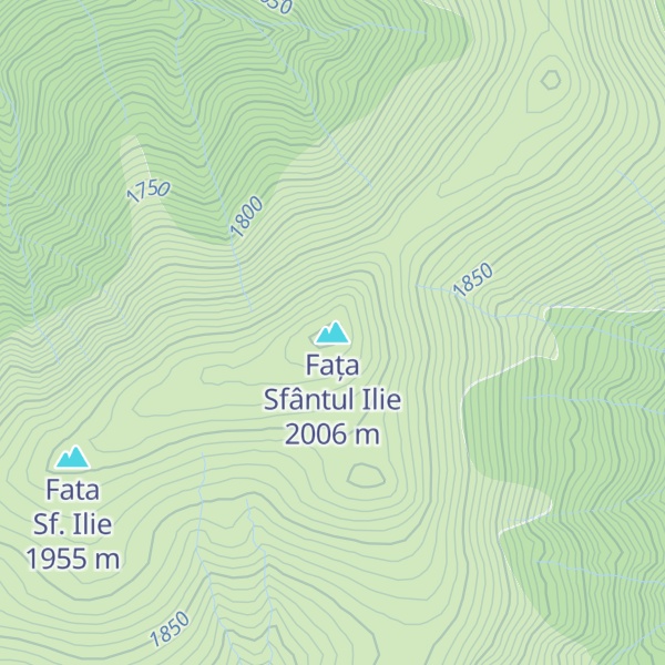 Map of Fața Sfântul Ilie