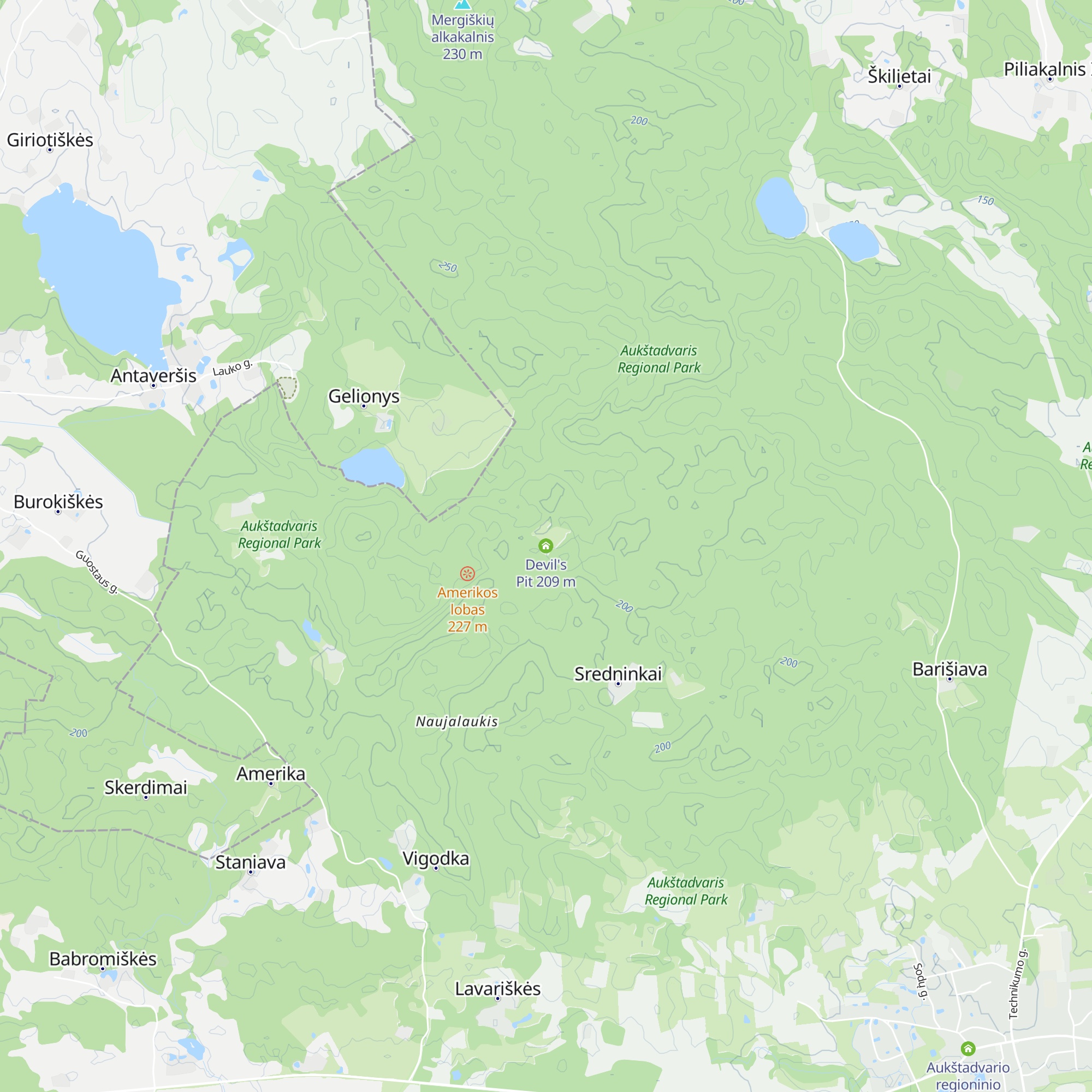 Devil's Pit​ map