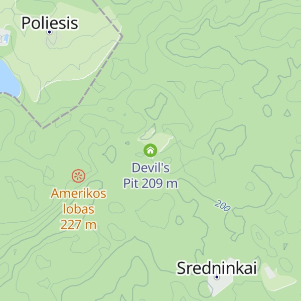 Map of Devil's Pit​