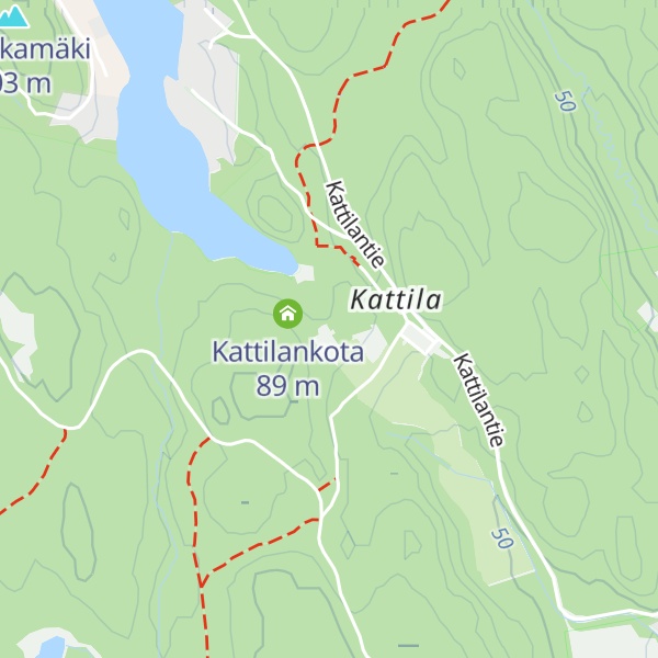 Map of Kattilan torppa