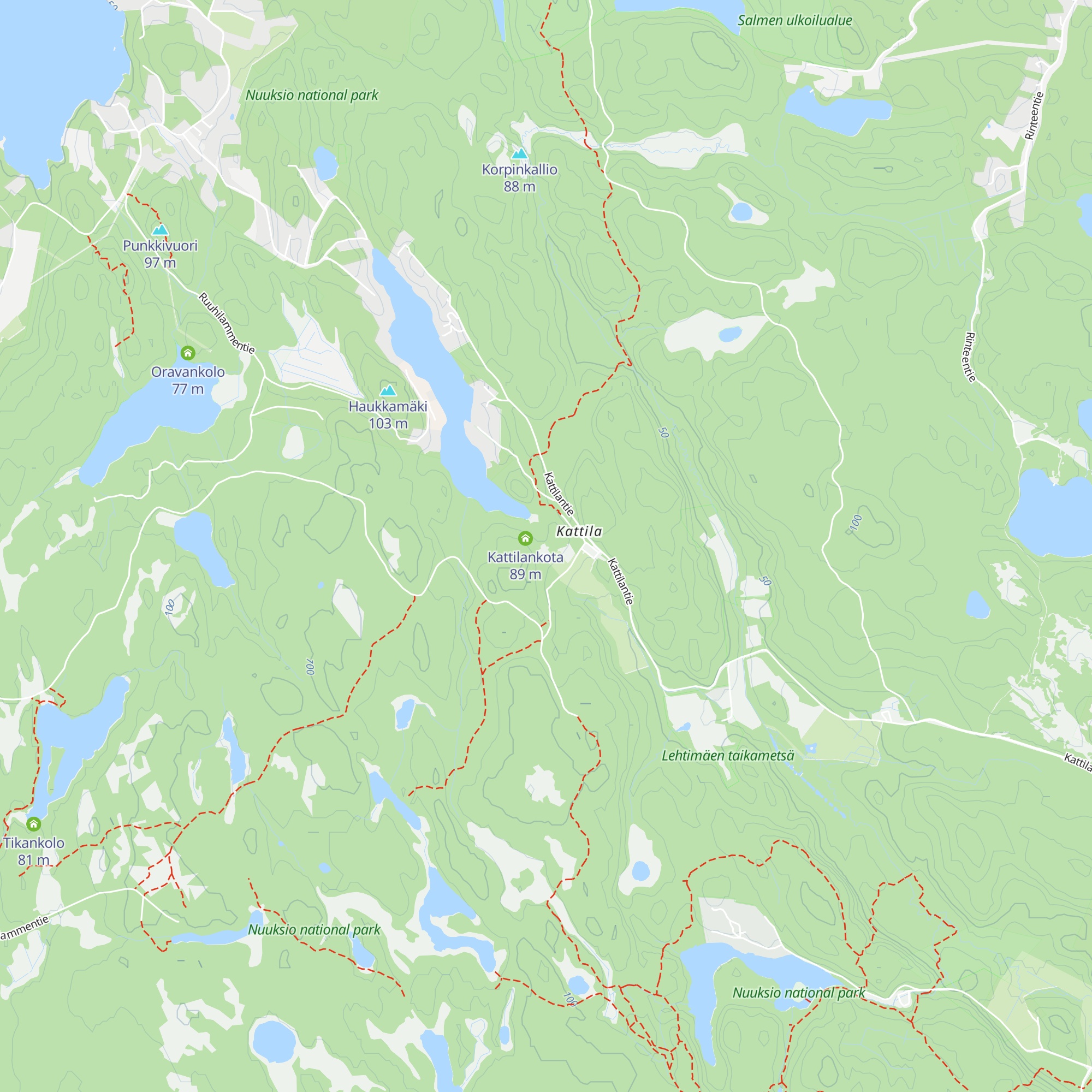 Kattilan torppa map