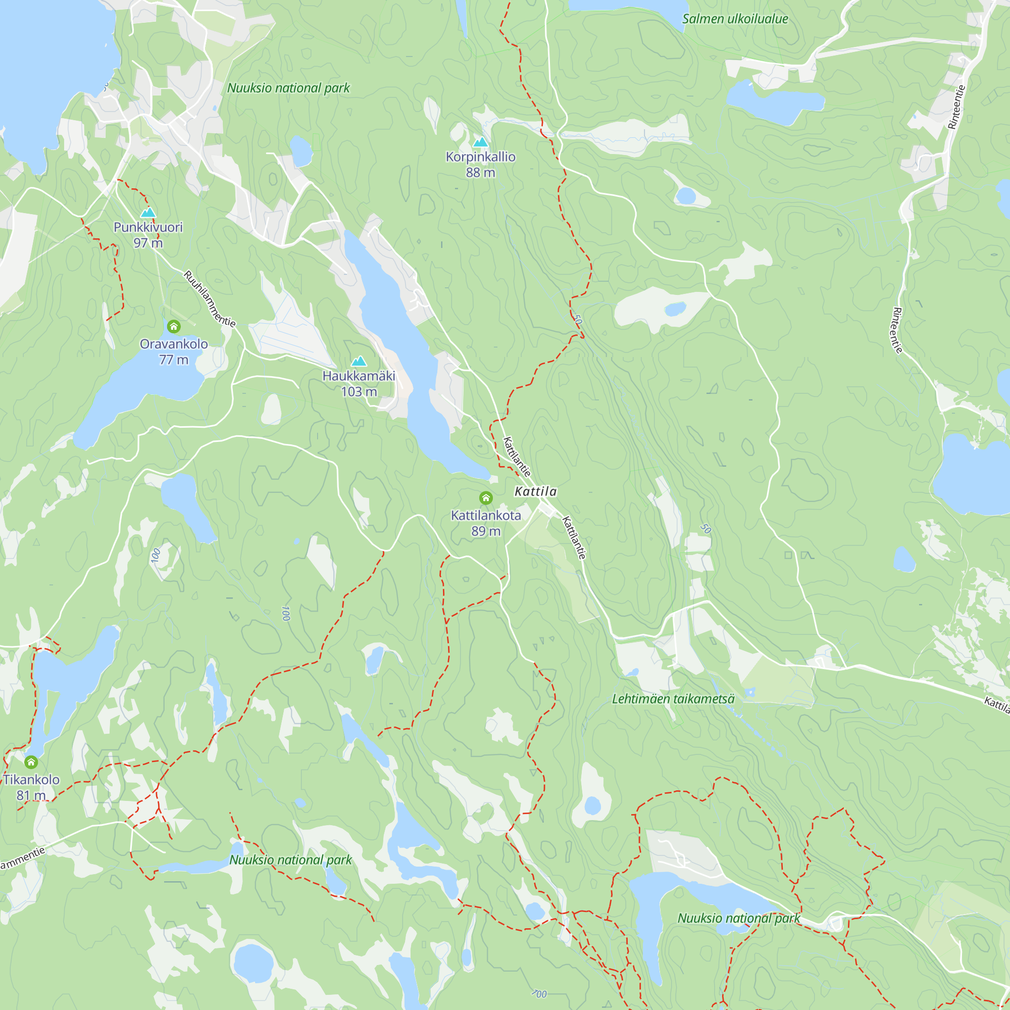 Kattilan torppa map
