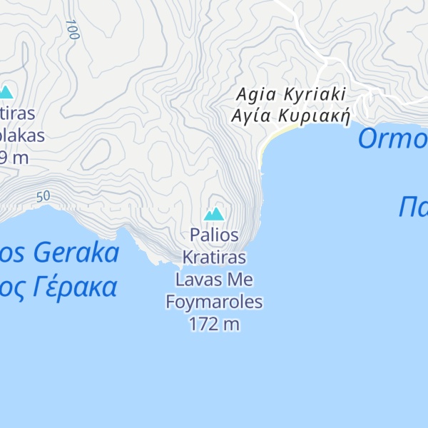 Map of Palios Kratiras Lavas Me Foymaroles