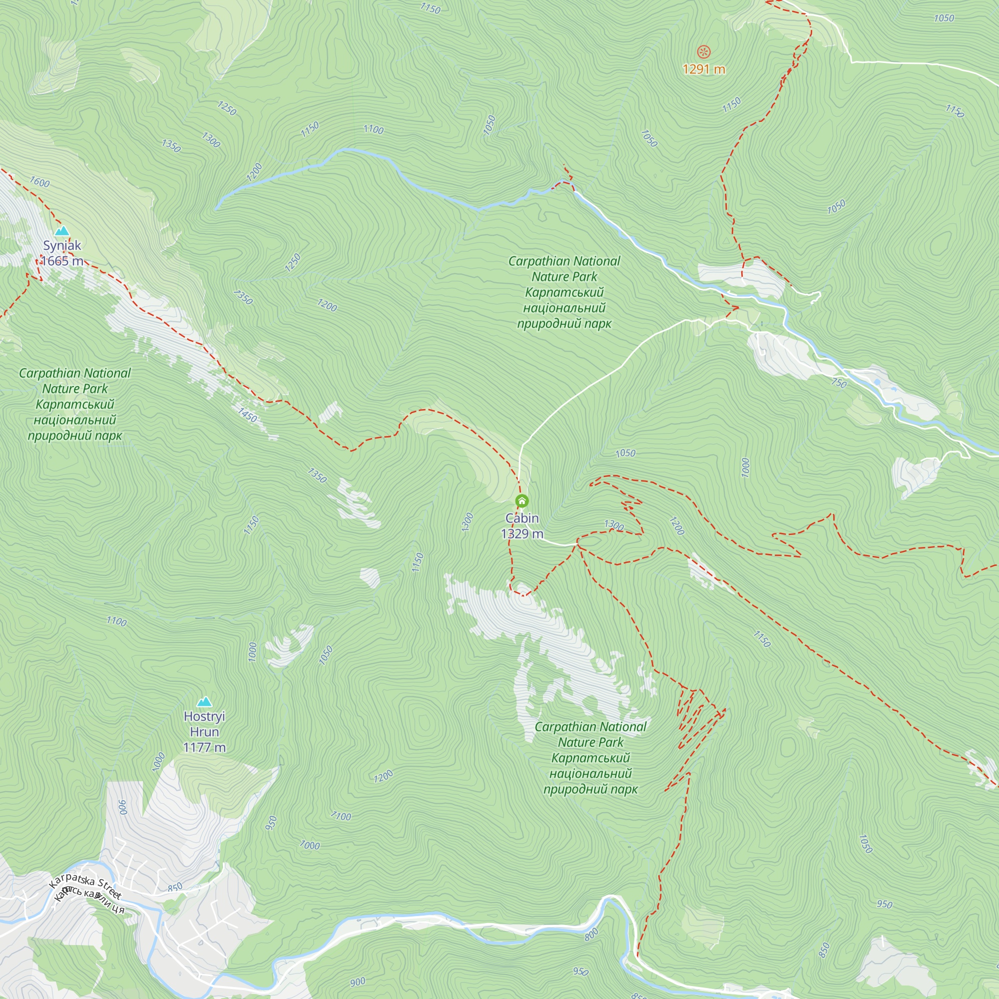 Koliba map