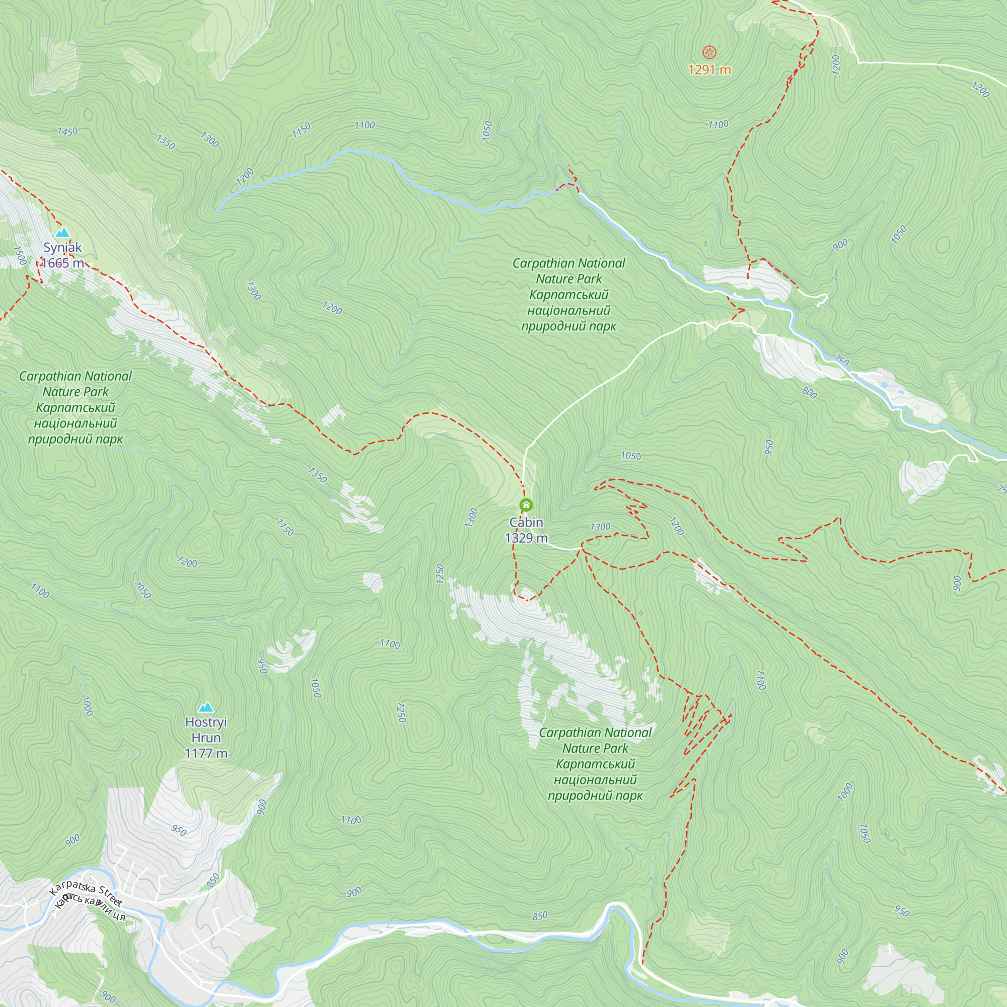 Koliba map