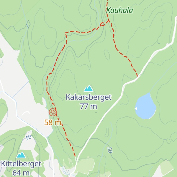 Map of Kakarsberget