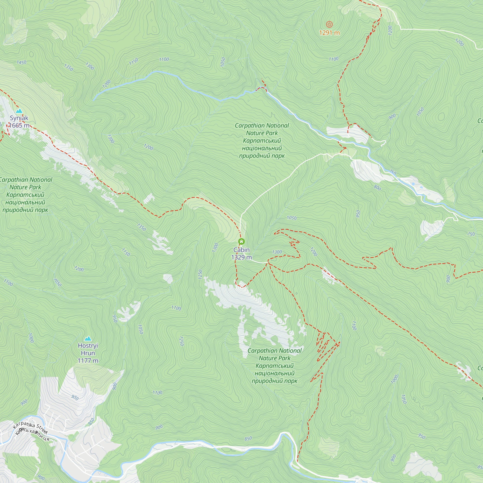 Cabin map