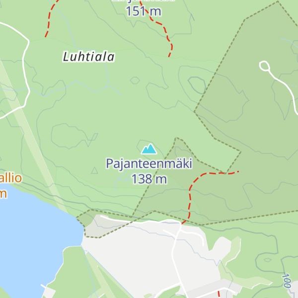 Map of Pajanteenmäki
