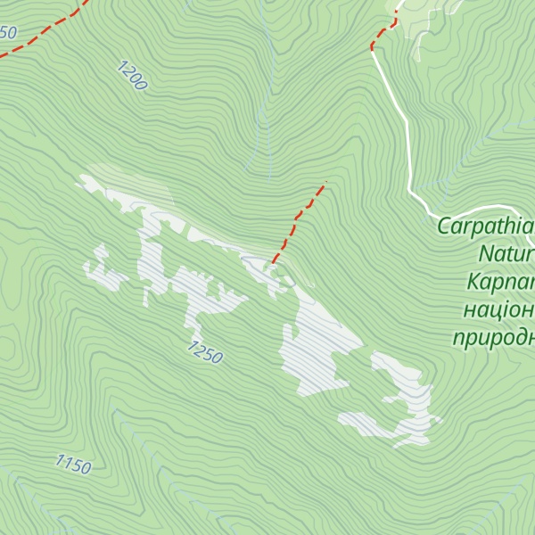 Map of Yavirnyk-Gorgan