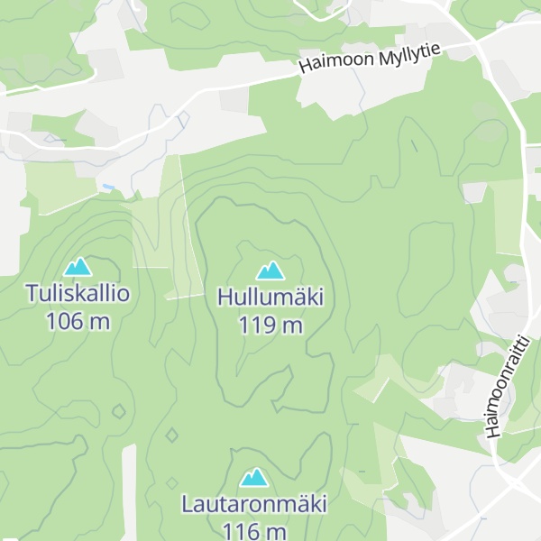 Map of Hullumäki