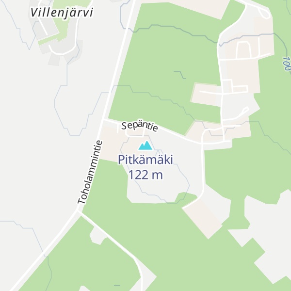 Map of Pitkämäki
