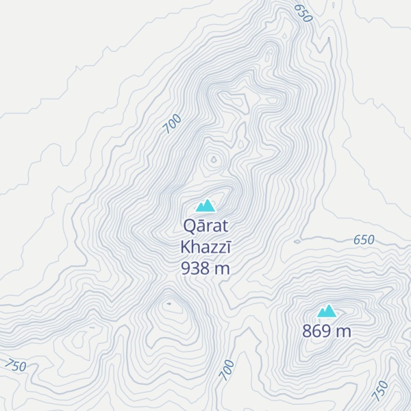 Map of Qārat Khazzī