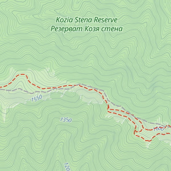 Map of Markova Livada