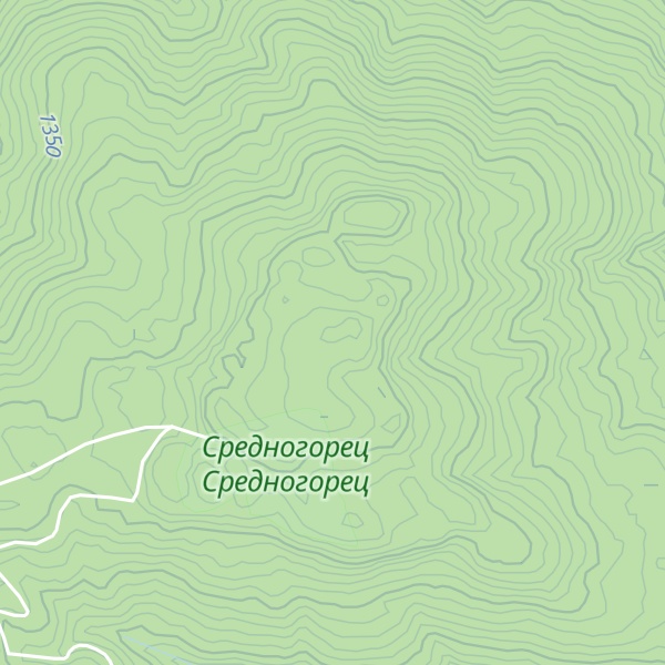 Map of Mali Bogdan