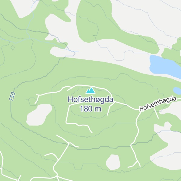 Map of Hofsethøgda