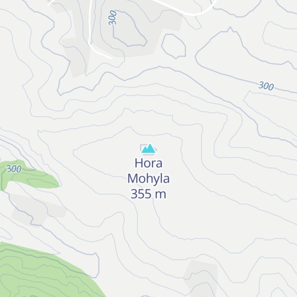 Map of Hora Mohyla