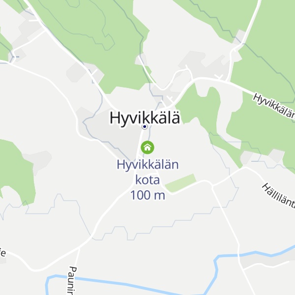Map of Hyvikkälän kota