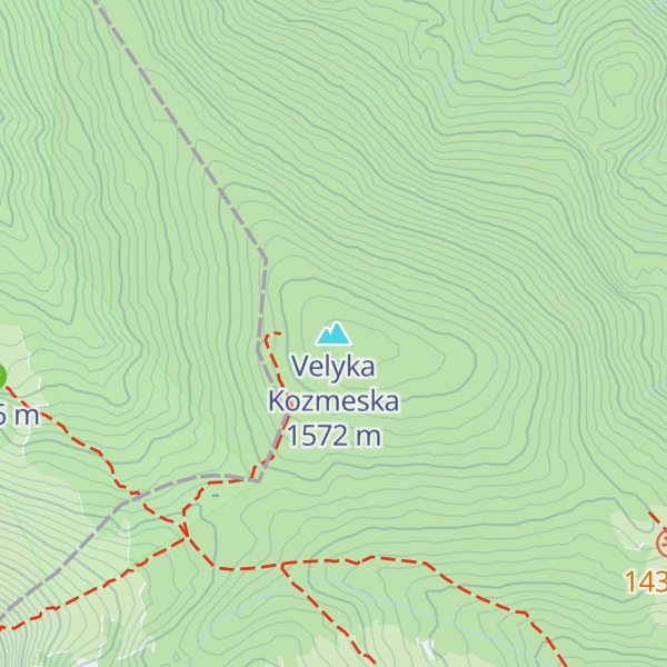 Map of Velyka Kozmeska
