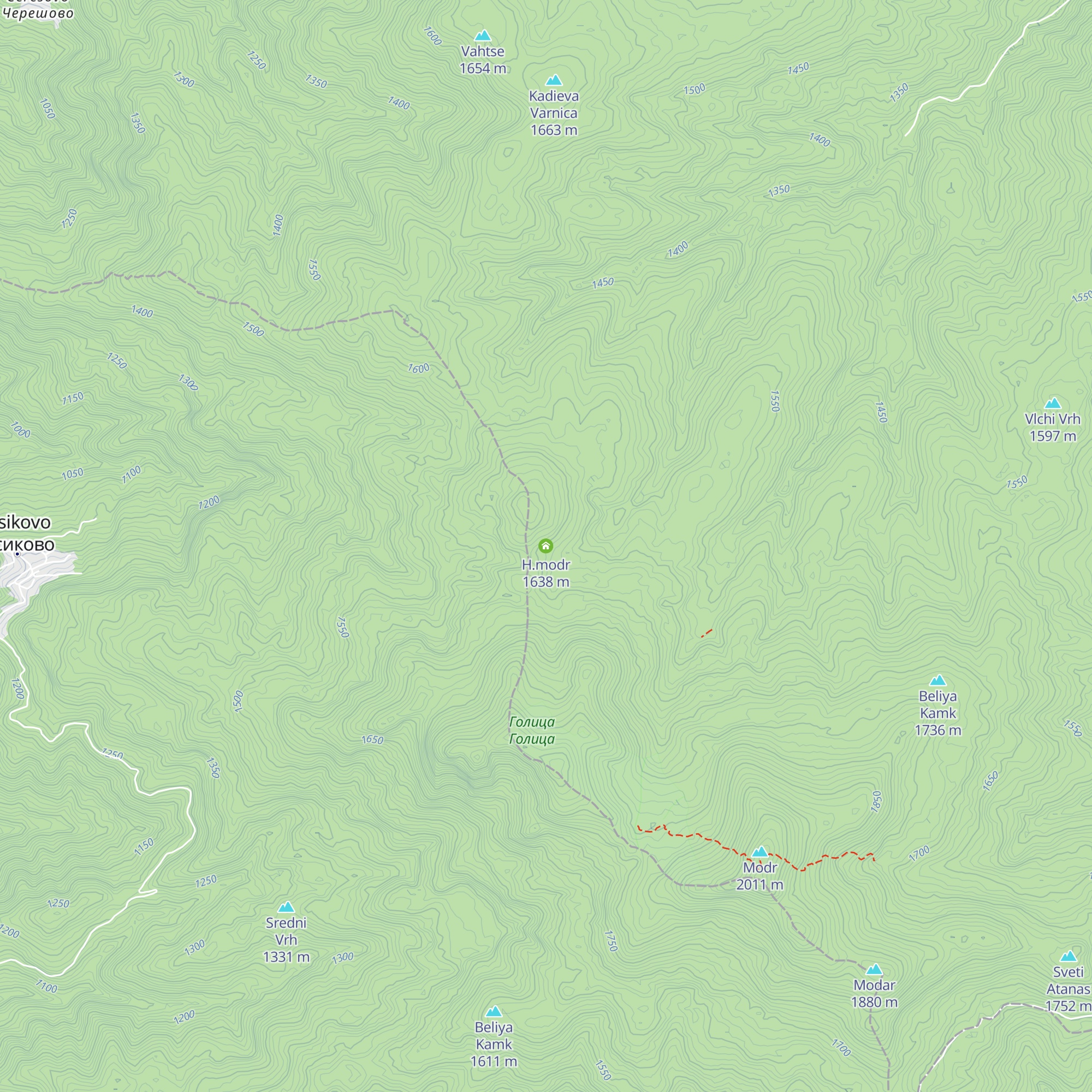 H.modr map