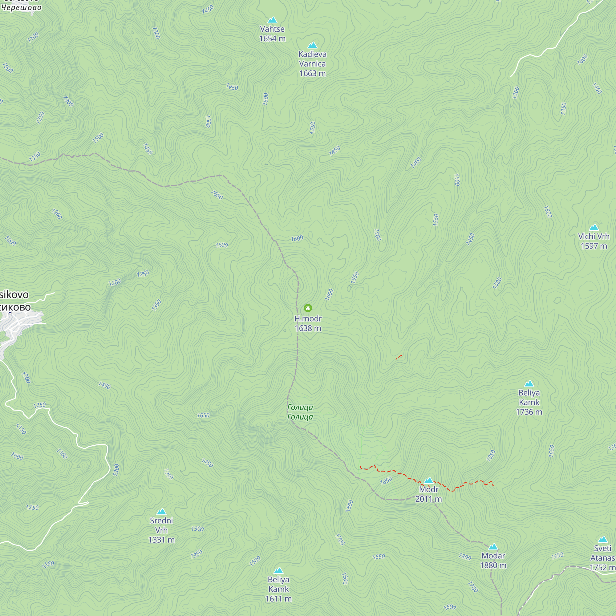 H.modr map