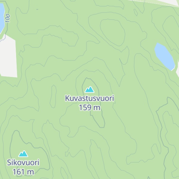Map of Kuvastusvuori