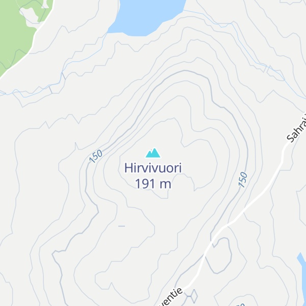 Map of Hirvivuori
