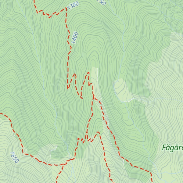 Map of Cabana Negoiu (cladirea veche)