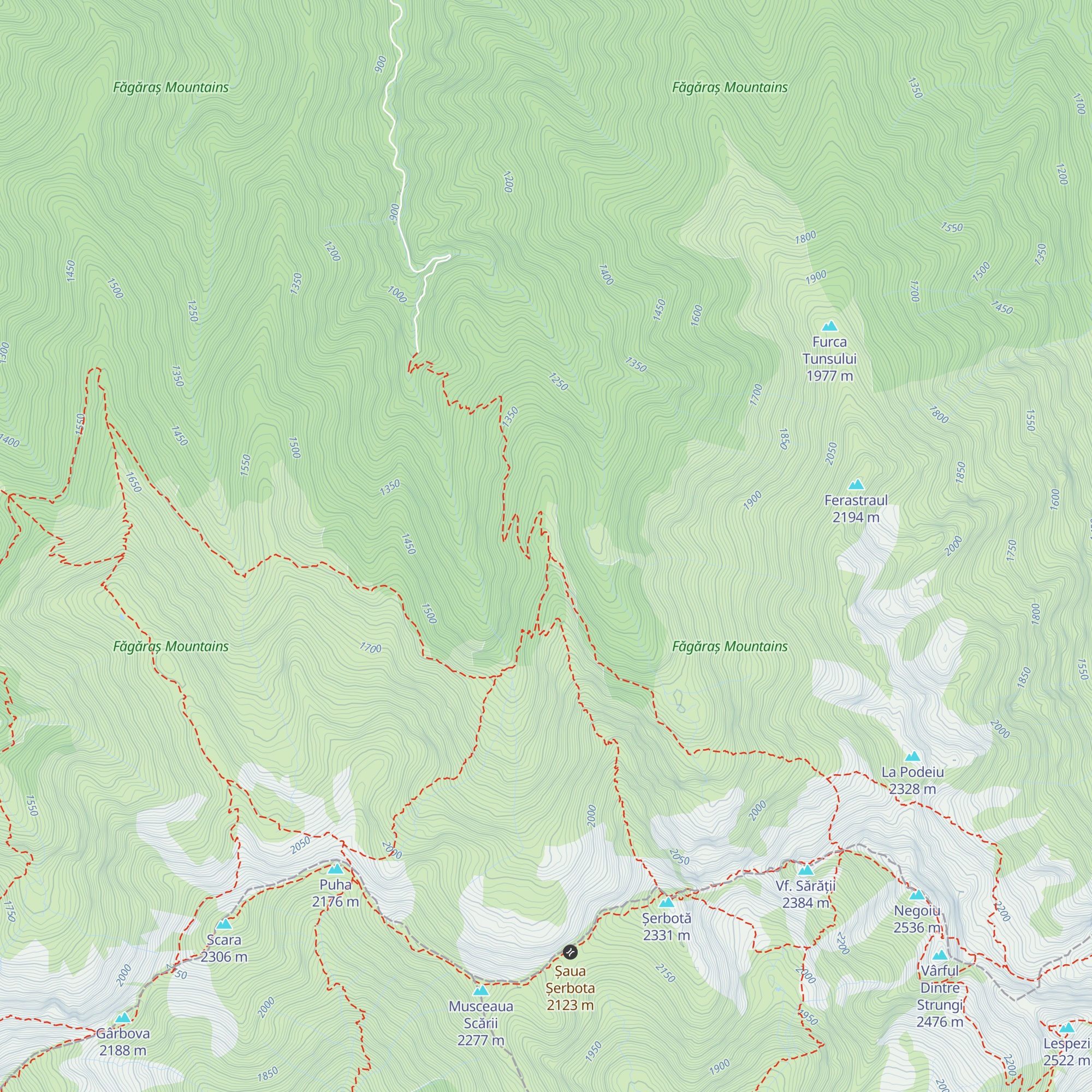 Cabana Negoiu (cladirea veche) map