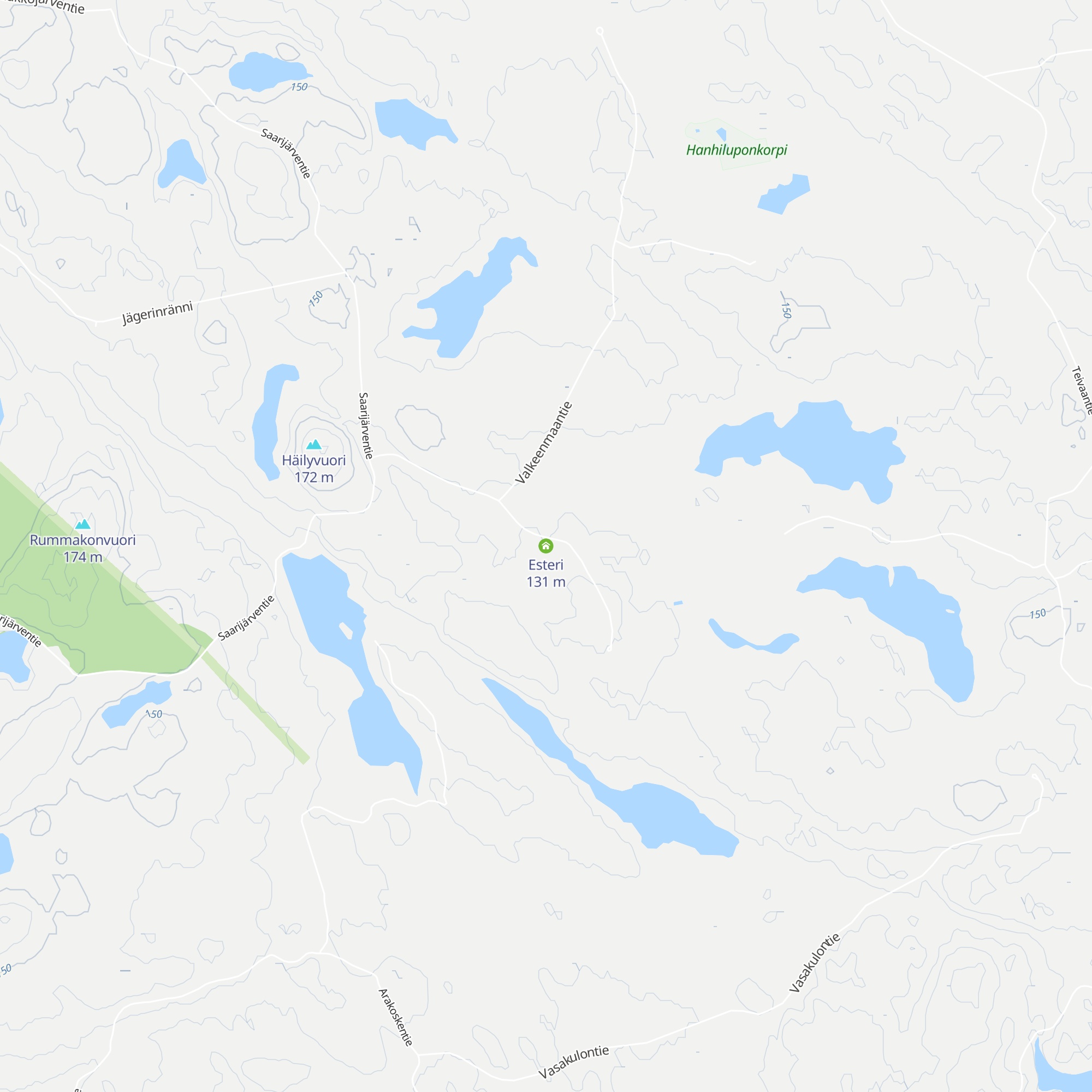 Esteri map