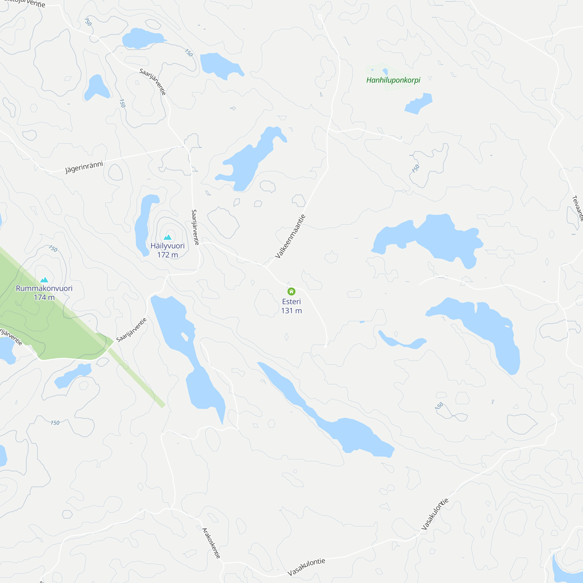Esteri map