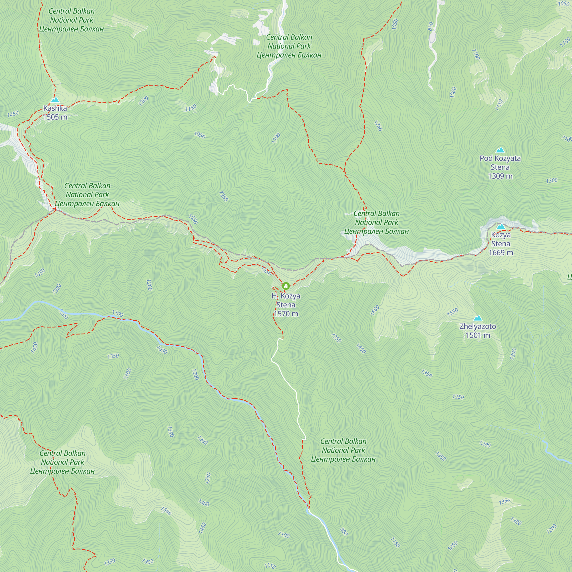 H. Kozya Stena map