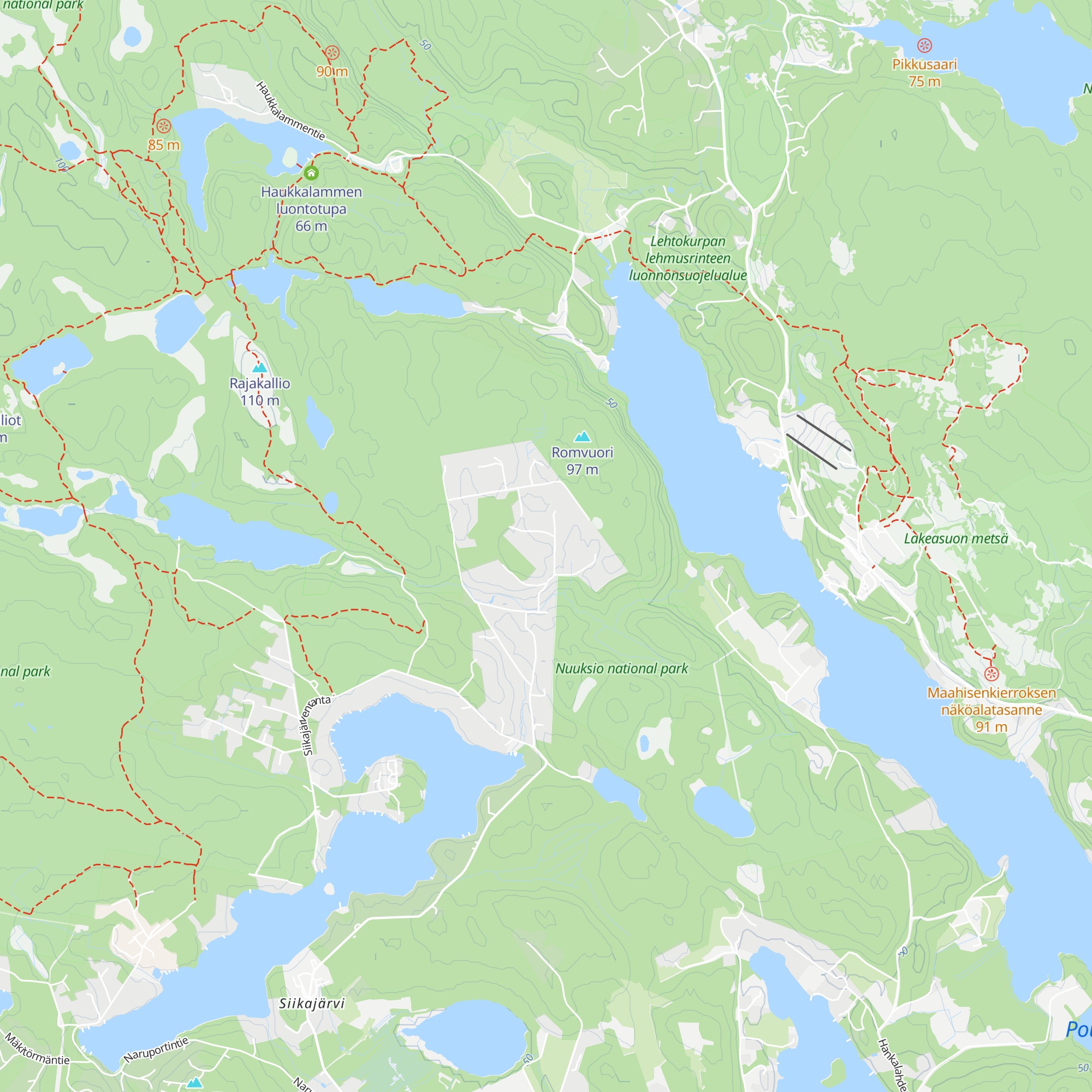 Partiokämpät Suositko ja Louhi map